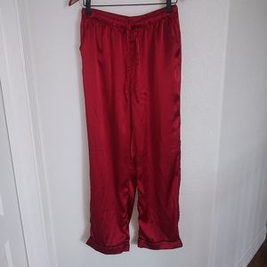 House of Harlow Red Pajama Pants